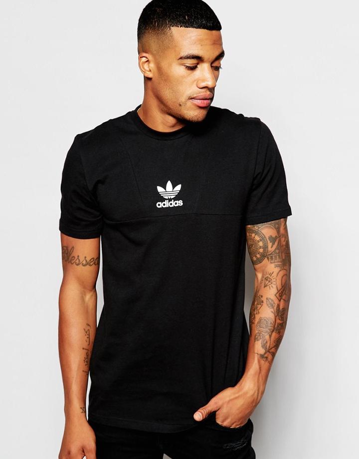 Adidas Originals Montage Panel T-shirt - Black