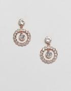 Ted Baker Corali Concentric Crystal Drop Earrings - Gold