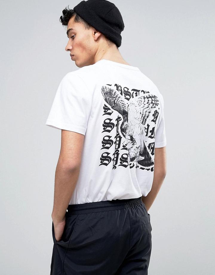 Systvm Flight Back Print T-shirt - White