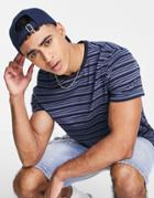 New Look Stripe T-shirt In Blue
