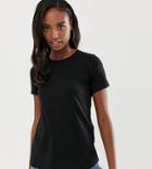 Asos Design Tall Ultimate T-shirt With Crew Neck In Black - Black