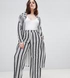 Pink Clove Longline Duster In Summer Stripe - Multi