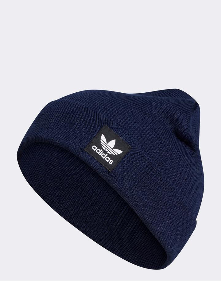Adidas Originals Grove Beanie In Navy