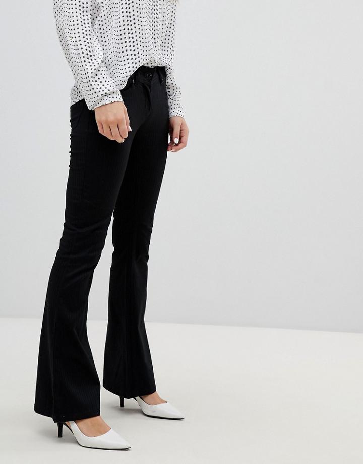 Urban Bliss Kickflare Jean In Shadow Stripe