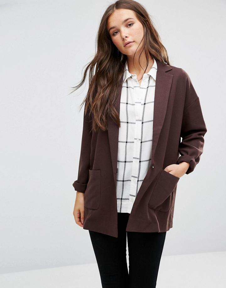 Vero Moda Classic Blazer - Brown