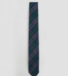 Noose & Monkey Tie In Plaid Check - Green