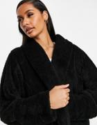 Qed London Chuck On Soft Touch Jacket In Black