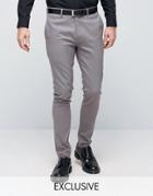 Only & Sons Super Skinny Smart Pants - Gray