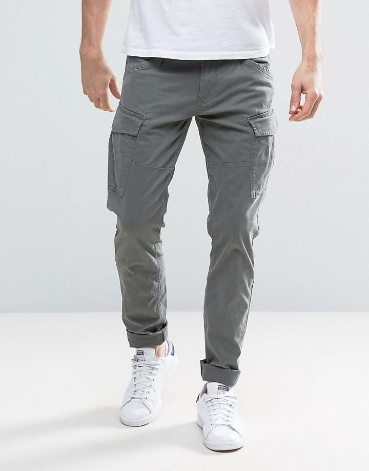 Esprit Cargo Pant In Slim Fit - Gray