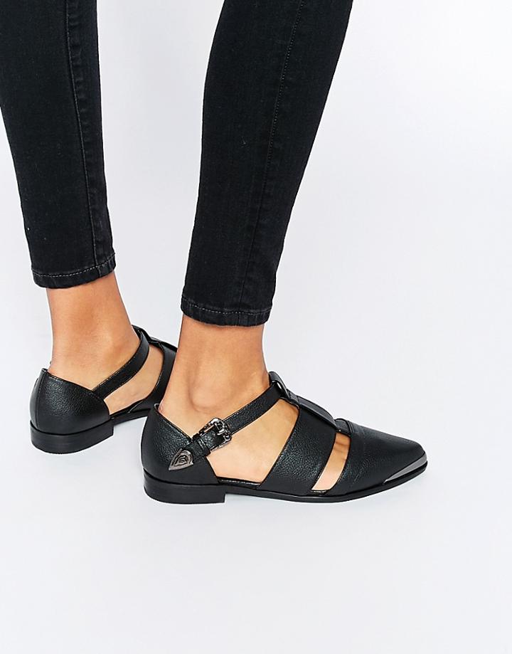 Asos Myth Flat Shoes - Black