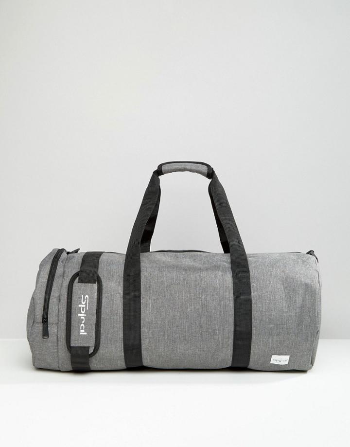 Spiral Duffel Bag - Gray