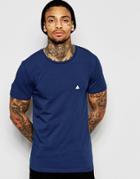 Asos Muscle Logo T-shirt With Crew Neck - Dark Denim