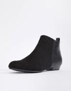 Head Over Heels By Dune Perey Black Flat Ankle Boot - Black