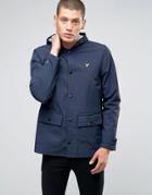 Lyle & Scott Showerproof Raincoat In Navy - Navy