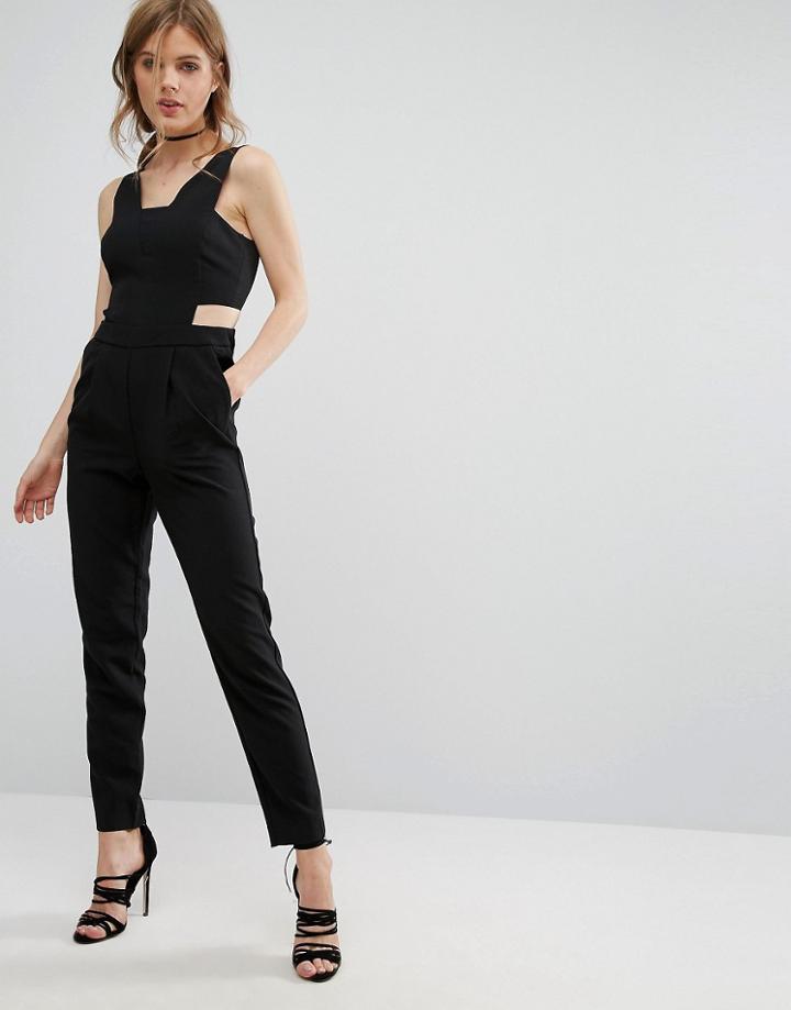 Vero Moda Cutout Jumpsuit - Black