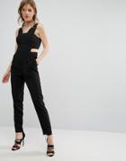 Vero Moda Cutout Jumpsuit - Black