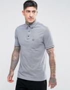 Fred Perry Slim Fit Button Down Oxford Weave Polo In Navy - Navy