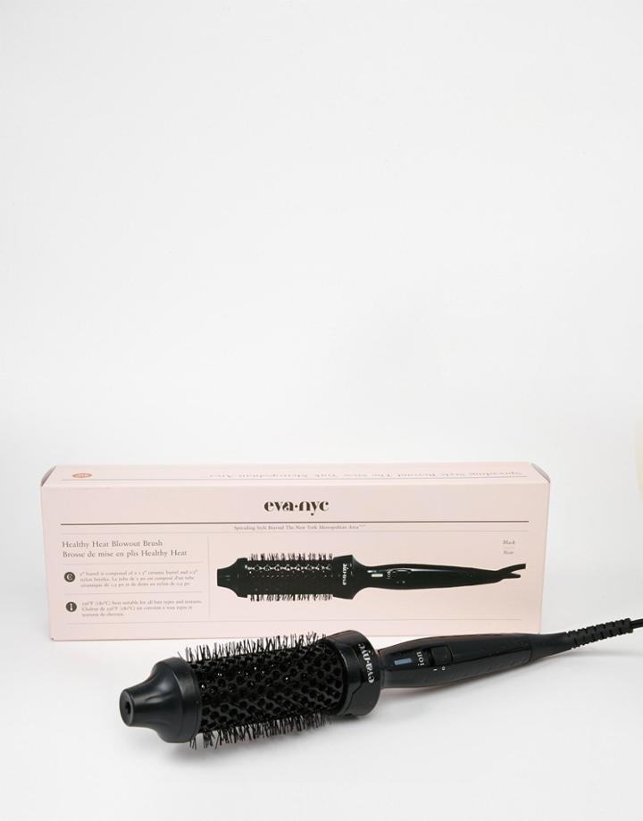 Eva Nyc Healthy Heat Blowout Brush - Black - Black