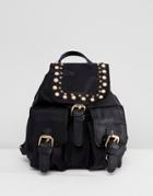 Oh My Gosh Accessories Studded Backpack - Black