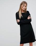 Selected Knitted Dress - Black