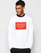 Rascals Long Sleeve T-shirt With Box Logo - White