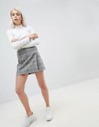 Weekday Check Mini Skirt - Multi