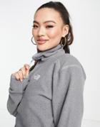 The North Face 100 Glacier Fleece 1/4 Zip Fleece In Gray-grey