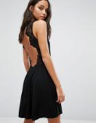 Samsoe & Samsoe Lace Back Dress - Black