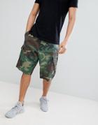 Mennace Camo Utility Shorts - Green