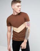 Brooklyn Supply Co Chevron T-shirt - Brown