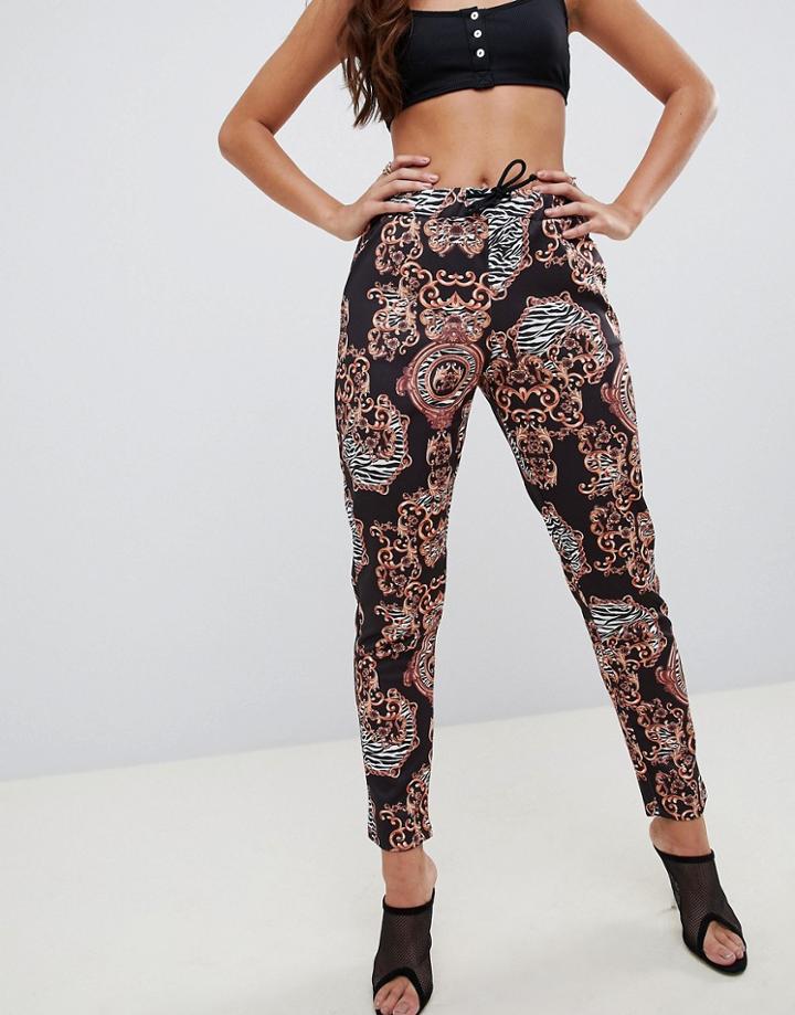 Asos Design Chain Print Jogger - Multi