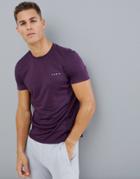 Asos 4505 Training T-shirt With Quick Dry In Purple - Purple