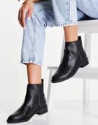 London Rebel Chelsea Boots In Black