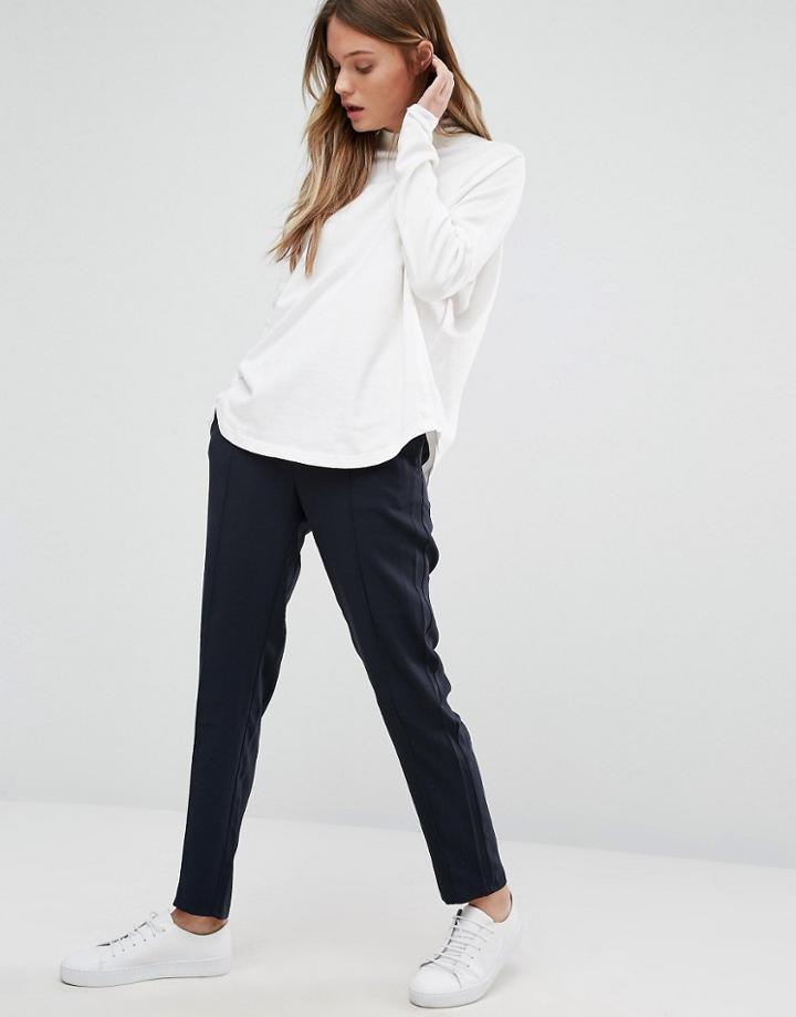Adpt Money High Waisted Pants - Navy