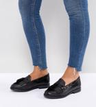 Dune Wide Fit Goodness Flat Shoes - Black