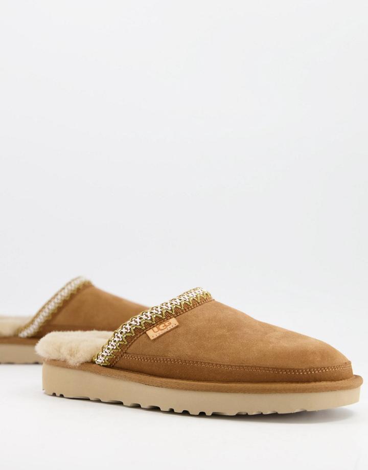 Ugg Tasman Scuff Slippers In Tan-brown