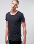 Minimum Bradley Pocket Tee In Black - Black
