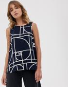 Weekday Tank Top In Graphic Print-multi