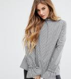 Reclaimed Vintage Inspired Blouse With Bell Sleeve - Black