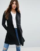 Lavand Belted Trench - Black