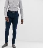 Asos Design Tall Super Skinny Fit Suit Pants In Navy