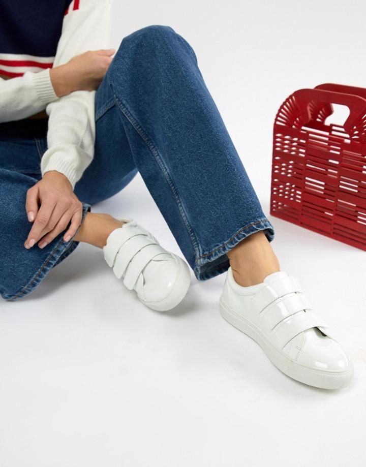 Asos Design Dessa Strap Sneakers - White