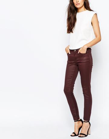 Vero Moda Coated Jean - Red