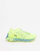 Reebok Training X Cromat Zig Kinetica Sneakers In Acid Yellow