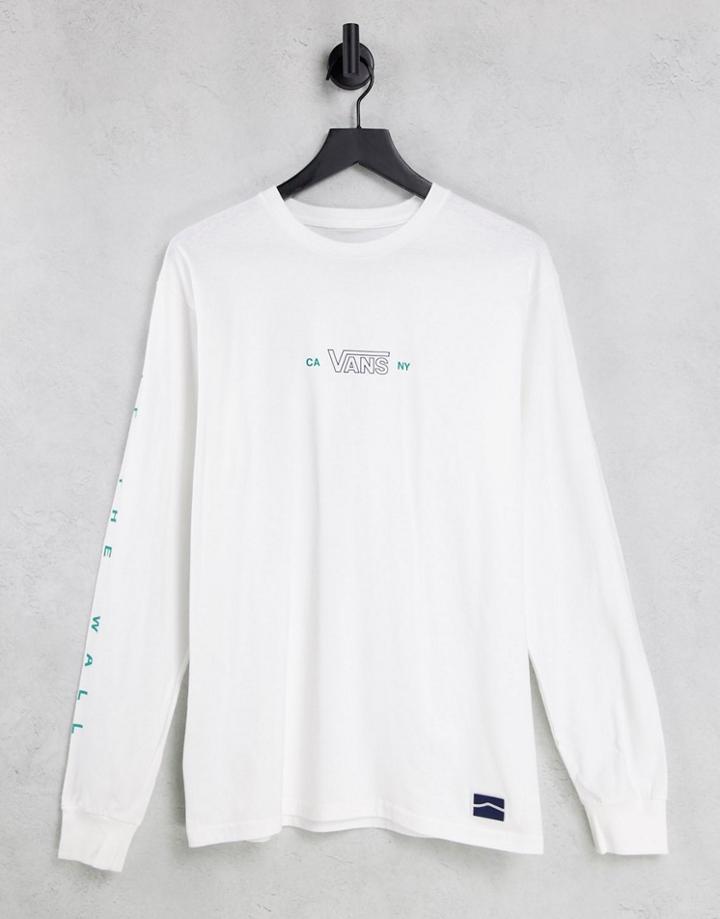 Vans Sequence Long Sleeve T-shirt In White
