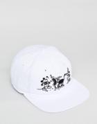 New Era 9fifty Snapback Cap Steamboat Willie - White
