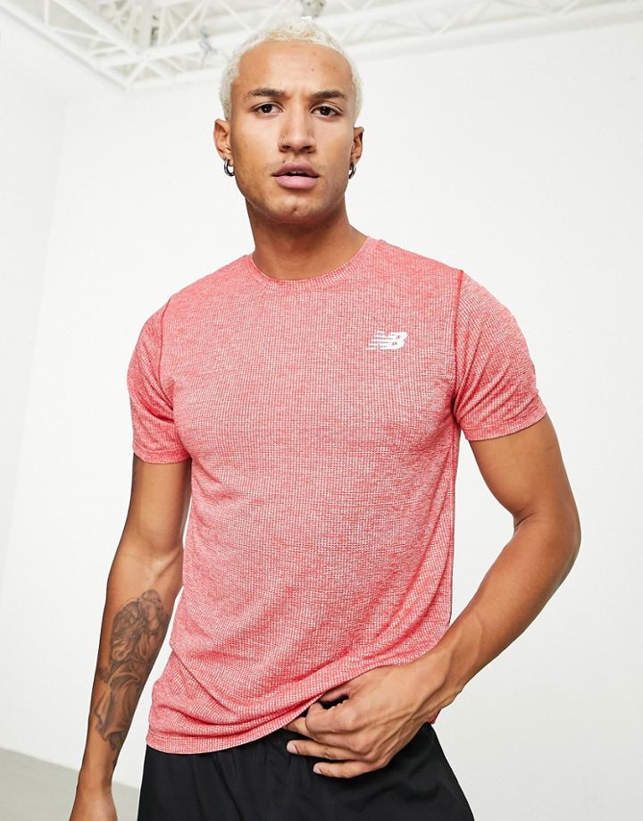 New Balance Tenacity T-shirt In Red