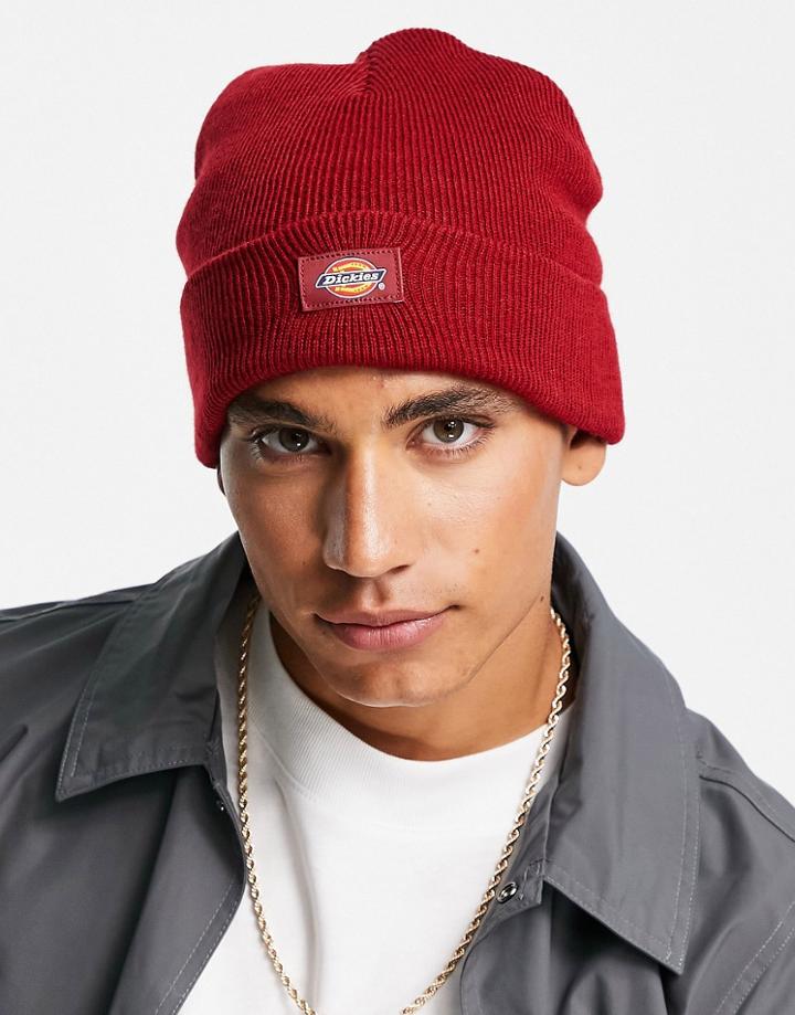 Dickies Gibsland Beanie In Red