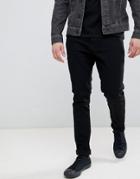 Esprit Stretch Skinny Fit Jeans In Black - Black