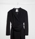 Collusion Blazer Dress With Fanny Pack-black